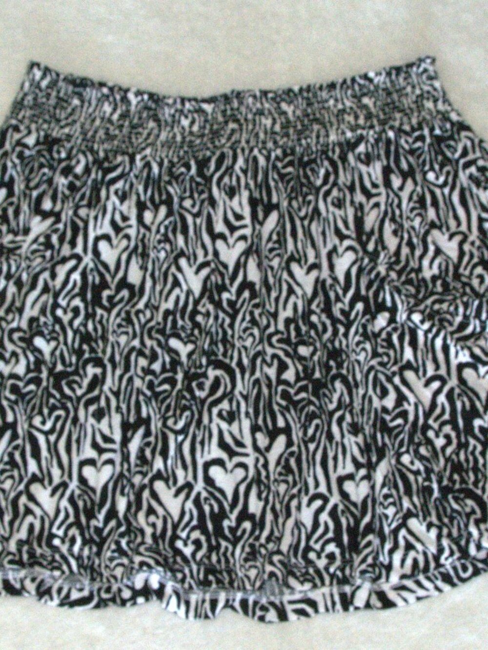 Vintage City Streets Mini Skirts Smocked Elastic Waistband and a flowy size XL